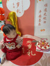 嘟嘟家宝宝毛衣冬装儿童套头衫童装上衣男童条纹毛线衣女童针织衣服冬款 红白条纹 90 实拍图
