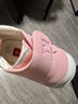 卡特兔宝宝学步鞋婴儿棉鞋秋冬童鞋加绒软底机能鞋男女宝室内二棉鞋子 粉色-网眼 24 内长14.5cm 脚长13.6-14.2 实拍图