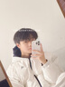 adidas 570蓬双面穿保暖连帽鸭绒羽绒服男女阿迪达斯官方轻运动   传奇墨水蓝   L 实拍图