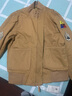 马登工装美式复古狂怒坦克棉服男阿美咔叽硬汉外套棉衣秋冬卡其色棉袄 土黄色 (摇粒绒/加厚棉服版) M 实拍图