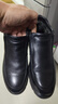 康奈男鞋头层牛皮冬季保暖加绒高帮皮鞋男士商务休闲鞋黑色43 实拍图