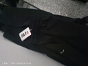 回力裤子男秋季宽松休闲裤男简约直筒男裤阔腿裤运动裤长裤黑色XL 实拍图