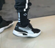 彪马（PUMA）【赵继伟同款】缓震防滑网面透气实战篮球鞋男女轻便运动鞋195660 黑色-白-06 41 实拍图