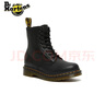 马丁博士（Dr.Martens）1460 Virginia英伦风男女款早秋荔枝纹软皮马丁靴 黑色 37 实拍图