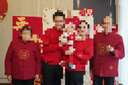 俞兆林唐装男中国风爷爷奶奶生日大寿衣服中老年加绒加厚爸爸冬季套装 冬季 - 红色【加绒上衣】 L 【男款120-140斤穿】 实拍图