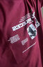 京御贵族短袖t恤男款2025新款夏季重磅纯棉宽松半袖衣服美式潮流体恤上衣 酒红色 2XL 实拍图