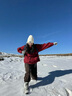 东北哈尔滨户外雪地靴女防水防滑冬季旅行加绒加厚保暖大码高帮 白色男女款(36-41码偏小 39 偏小 实拍图