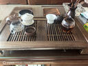 神雕（SHEN DIAO）实木茶盘抽屉式储水排水双用鸡翅木茶台功夫茶具家用高档茶托盘 鸡翅大茗汇65*36*8 实拍图