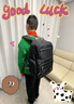 乐同初高中大学生书包专业护脊减压分层成人旅行运动户外双肩包 雅正 实拍图