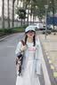 凡饰（FANCET）棒球帽女韩版腊肠狗刺绣帽子复古时尚水洗男款鸭舌帽情侣帽 实拍图