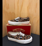 VANS范斯官方 Authentic 44 DX豹纹安纳海姆某书热门帆布鞋低帮 豹纹 36 实拍图