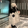 啄木鸟短款羽绒棉服女棉衣2025冬季新款韩版宽松加厚保暖面包服情侣外套 气质白色 M 【建议105-120斤】 实拍图