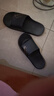 惠夫人拖鞋男外穿夏季大码情侣家用软底浴室洗澡防滑凉拖女户外夏天 【升级款】黑金 44-45 (适合43-44码穿) 实拍图