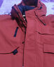 鸭鸭（YAYA）【王一博同款】时尚户外情侣羽绒服2025冬季新款派克服保暖外套 砂岩红色-YE4B006337P 【防风抗寒/暖护户外】 XL 实拍图