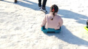 梦多福 滑雪板 滑雪车 滑草板滑沙板儿童滑雪板雪爬犁雪橇车冰车滑冰车 儿童款65cm【适合5岁及以下或高100cm以内】 滑雪装备 实拍图