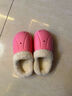 儿童棉拖鞋冬季加绒加厚可拆卸脚套防水防滑儿童男女可爱棉拖鞋 卡其【小狗】 26.5 内长16cm，尺码偏小 实拍图