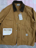 马登工装密歇根夹克男美式复古重磅帆布猎装外套男士短款翻领上衣春秋 姜黄色 【修身版型】 3XL 实拍图