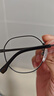 依视路（ESSILOR） 新款商务男镜架时尚潮流镜框女配依视路镜片近视定制眼镜 金属-全框-2066SV-银色 镜框+依视路膜岩非球面1.60现片 实拍图