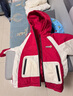 WALNUT DUCK小黄鸭儿童冬季新款羽绒内胆套装连帽拼色冬装休闲外套XT112 红色（三件套） 150 （建议身高145-155cm） 实拍图