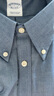 布克兄弟（BrooksBrothers）男士春夏牛津纺扣结领logo休闲衬衫 4003-牛仔蓝 L 实拍图