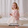 OAK FAMILY秋冬婴儿纯棉针织衫春秋季女宝宝可爱圆领毛衣开衫儿童小外套 花浅粉 （开衫毛衣） 80 cm 实拍图