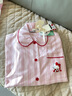 野兽派家居（tbh）三丽鸥Hello Kitty天丝棉家居服套装四季可外穿条纹软棉棉睡衣女 天丝棉短款家居服套装 粉红条纹 XS 实拍图