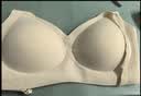 氧心（YANGXIN）果冻胶无尺码背心式睡眠文胸女士内衣女轻薄无痕无钢圈聚拢胸罩 丹宁蓝+桃粉沙（吊带款） 均码 （A-C/90-140斤） 实拍图
