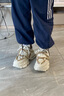 马克华菲男鞋老爹鞋男2025春夏新款网面透气男士运动鞋厚底气垫增高休闲鞋 杏色 跟高6.4cm 39 标准运动鞋尺码 实拍图