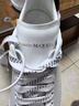 亚历山大麦昆（Alexander McQueen）厚底运动鞋男牛皮小白鞋礼物WIEEN白色黑尾 40（建议拍偏小半码） 实拍图