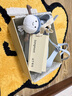 Songmont挂耳系列屋檐包mini设计师款头层牛皮通勤斜挎hobo包 水雾蓝 现货 实拍图