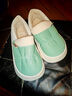 回力女棉拖鞋秋冬季防水厚底踩屎感室内家居月子新款包跟棉鞋加绒拖鞋 绿色 36-37 【偏小一码】 实拍图