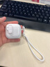 优思顿airpods pro3保护套airpods4硅胶苹果耳机壳airpod锁扣ipods2025新款二四第3代蓝牙airpods3盒 【纯白色】亮面软壳+可打开当手机支架 苹果 AirPods 4 实拍图