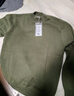 马登工装美式休闲半高领毛衣男复古内搭保暖打底针织衫上衣春冬 冬青绿 【男士毛衣/高级感/圆领毛衣】 L (175) 实拍图