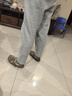蕉内王一博同款5系睡衣男女士情侣家居服半边绒冬保暖红色本命年套装 【女圆领】博灰拼色王一博同款色 M 实拍图