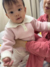 巴拉巴拉童装婴儿毛衣儿童冬季线衫毛衫女童针织衫宝宝萌男童 红色调00366 80cm 实拍图