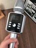 艾柯索 IKXO全能麦克风话筒自带音响一体内置声卡智能降噪家用娱乐全名K歌直播车载无线蓝牙 银色【标配】 实拍图