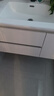 荣洁（RONGJIE）65cm75/85/95/105厘米浴室柜陶瓷一体盆现代简约洗脸卫生间洗漱台 白85cm陶瓷一体盆+普通全镜柜 实拍图