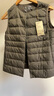 无印良品（MUJI）女式 轻量羽绒便携式 背心 马甲马夹女款冬季内胆保暖女装 卡其绿 M (160/84A) 实拍图