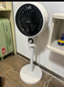 康佳（KONKA）空气循环扇电风扇家用大风力遥控落地扇涡轮换气扇办公室宿舍立式轻音风扇 白色机械摇头延长线款 实拍图