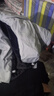 罗蒙（ROMON）夹克男士外套冬季潮流商务休闲上衣连帽百搭男装MK53浅灰加绒2XL 实拍图