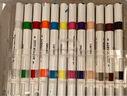 得力(deli)12色双头丙烯马克笔涂鸦丙烯笔手绘笔油漆笔画笔盒装荧光笔HM924-12涂鸦diy礼物速写水彩笔 实拍图