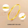 周六福（ZLF）  黄金手镯女款足金999光面金镯子手饰金耀镯 计价 16.57g 实拍图