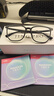 WAN XIN 新款 1.67超薄高清防蓝光镜片男可配度数送商务眼镜框女Z 18032枪色 双梁飞行员款 配万新1.67MR-7超薄防蓝光镜片 实拍图