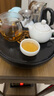 金镶玉 茶盘圆形储水家用功夫茶具干泡茶道托盘 陶瓷双圆茶盘25*5cm 实拍图