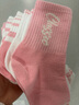 邑棉儿童袜中筒袜秋冬季新疆棉抗菌女童大童青少年学生宝宝棉袜5双 实拍图