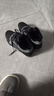 特步大二棉鞋男鞋加绒冬季保暖防水皮面厚底防滑耐磨休闲鞋子男雪地靴 黑色 店长推荐 41 实拍图