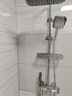 布莱达家用增压明装淋浴花洒套装精铜洗澡浴霸花晒喷头明管明接莲蓬头 【免费安装】银色-明装三档-精铜龙头主体 实拍图