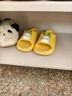 巴布豆（BOBDOG）儿童拖鞋男女童宝宝软底居家室内外夏季凉拖鞋 黄色 220码 实拍图