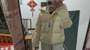 森马（Semir）轻松羽绒|羽绒服女纯色宽松2024冬季三防连帽面包服109724113002 实拍图