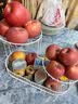林家小子轻奢水果盘家用客厅茶几多层蛋糕零食摆放展示盒收纳筐高档水果篮 白色大号【双层圆款】 实拍图